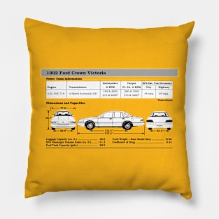 1992 FORD CROWN VICTORIA - technical data Pillow