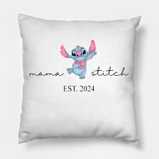 Mama Stitch Est 2024 Pillow