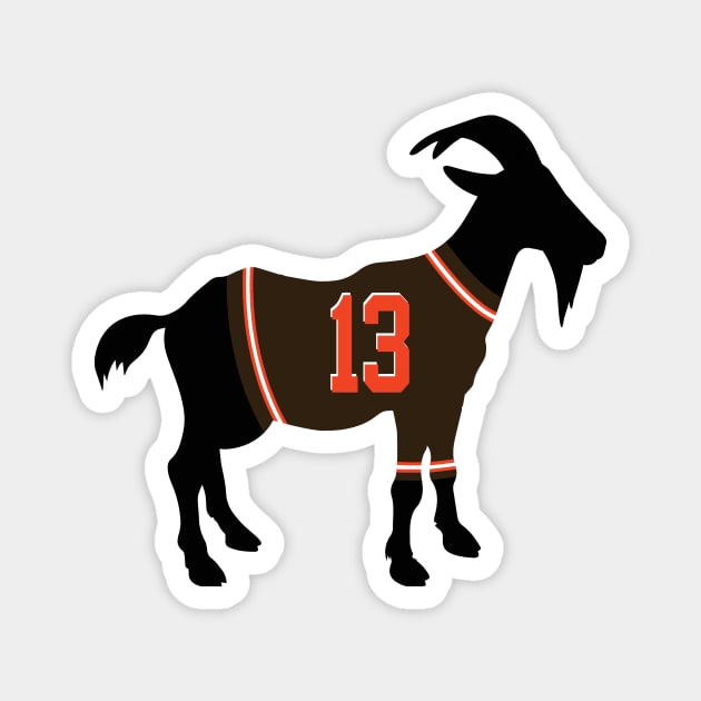 Odell Beckham Jr. GOAT Magnet by cwijeta