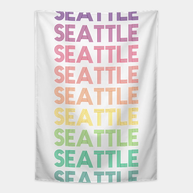 Seattle Tapestry by RainbowAndJackson