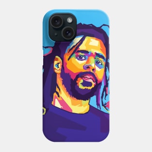 J Cole Wpap Art Phone Case