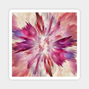 Abstract color explosion 1 Magnet