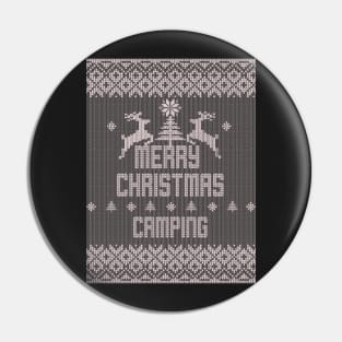 Merry Christmas CAMPING Pin