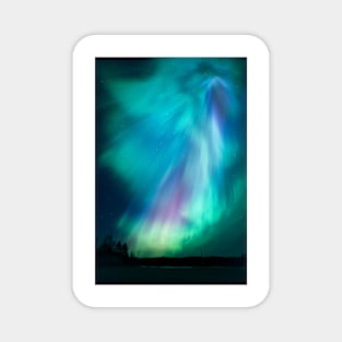 Beautiful northern lights Magnet