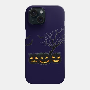 Halloween Season Scary Pumking Evil Tree Phone Case