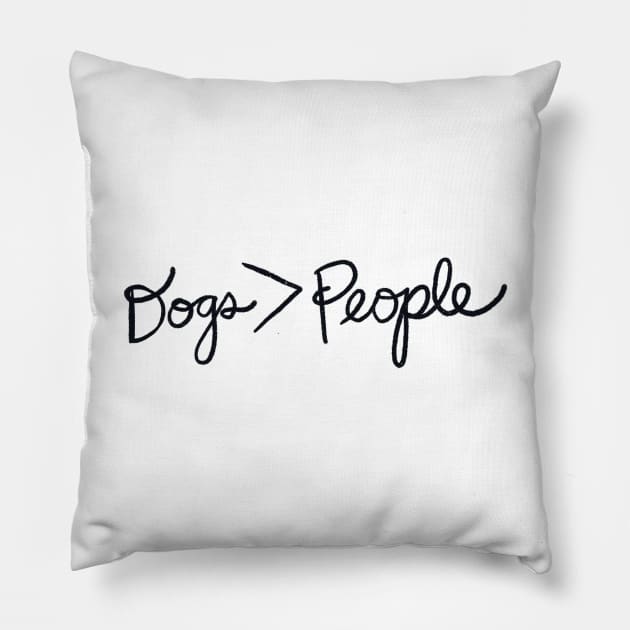 Dogs > People Pillow by IllustratedActivist