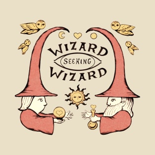 Wizard Seeking Wizard Logo Shirt Version T-Shirt