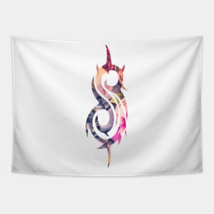 Heavy Metal Floral S Tapestry