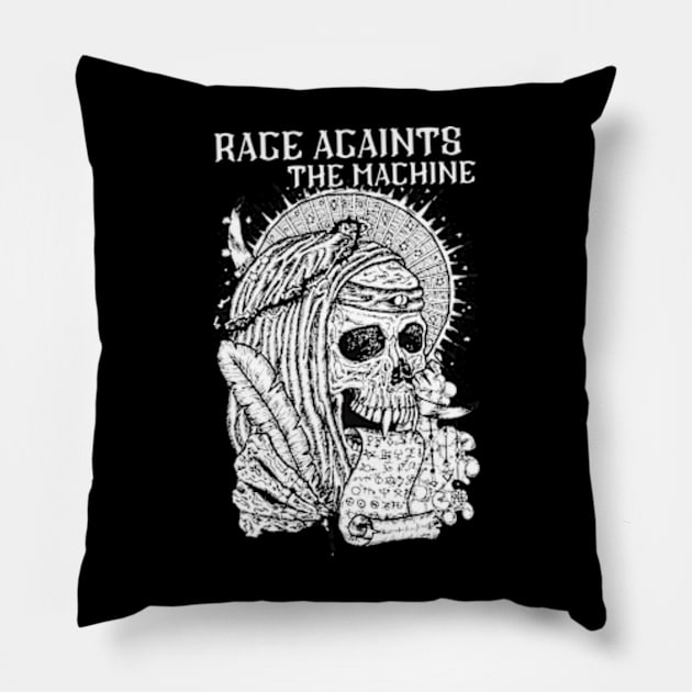 RAGE AGAINST THE MACHINE MERCH VTG Pillow by citrus_sizzle