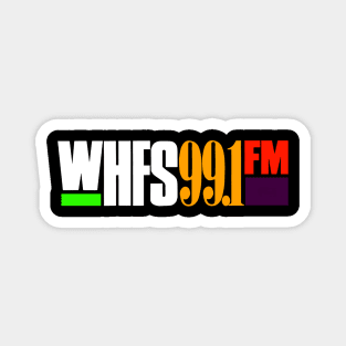 Defunct WHFS Radio 99.1 FM Magnet