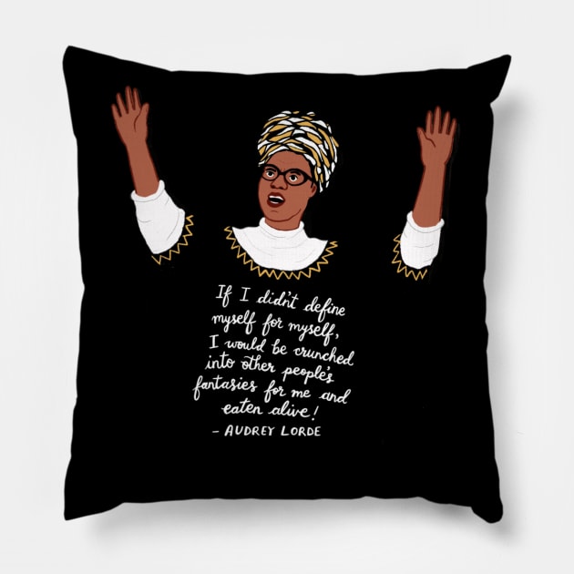 Audrey Lorde Pillow by Sunny Skies Starry Eyes