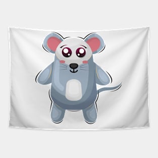 Cute Mouse Cartoon Tapestry