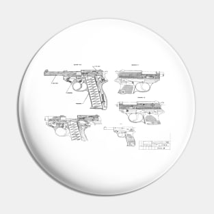 Walther P38 (black) Pin