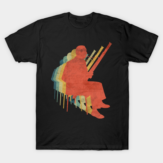 Discover Oboe Playing Retro Vintage Color - Oboe - T-Shirt