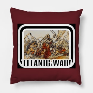 TITANIC WAR! KING KONG RODAN ANGUIRUS BEHEMOTH METHUSELAH Pillow