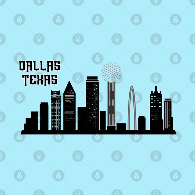 Dallas Texas skyline by Travellers