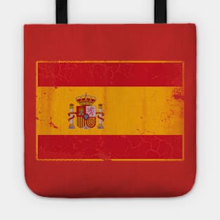 Vintage Flag Of Spain Tote