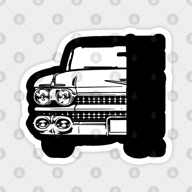 Cadillac (1959) Vintage Car Awesome Magnet by Silly Picture