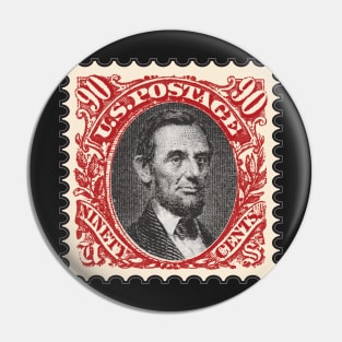 90 Cent Abraham Lincoln Stamp Pin