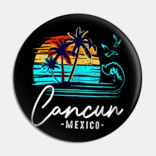 Cancun Souvenir 2024 Mexico Vacation Matching Family Group Pin