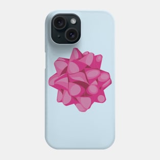 Pink ribbon bow for wrapping gifts Phone Case