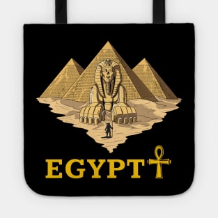 Egyptian Pyramids Sphinx Tote