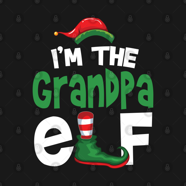 Disover I'm The Grandpa Elf Christmas Family Matching PJ - Grandpa Elf Matching Pajama - T-Shirt