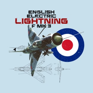 British English Electric Lightning F Mk 3 (light) T-Shirt