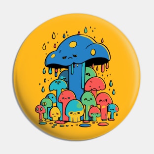 Tragic Mushrooms Pin