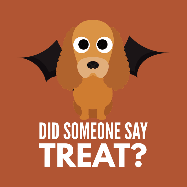 Cocker Spaniel Halloween Trick or Treat by DoggyStyles