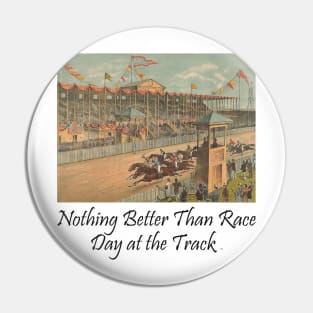 Race Day at the Track Pin