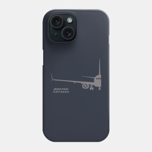 737 MAX front view Phone Case