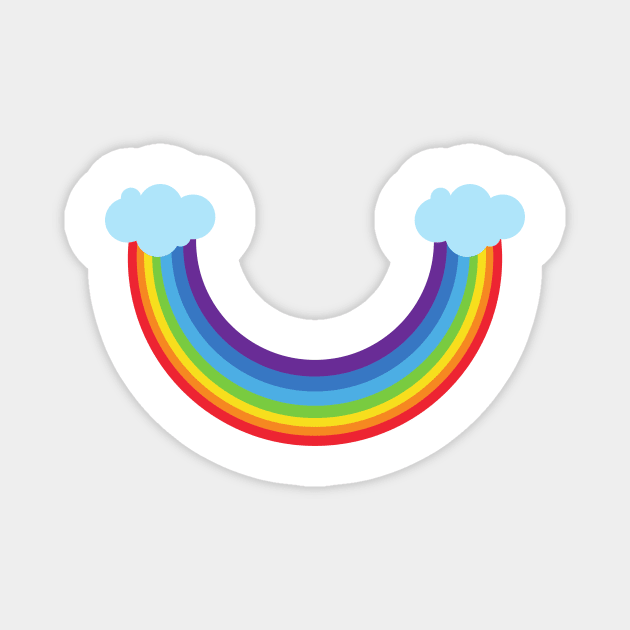 Smiling Rainbow Happy Smile Magnet by From Mars