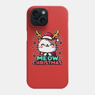 meow cristmas - mary cristmas Phone Case