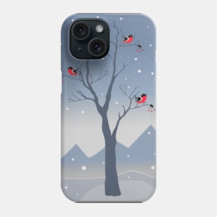 Tree with Birds Phone Case