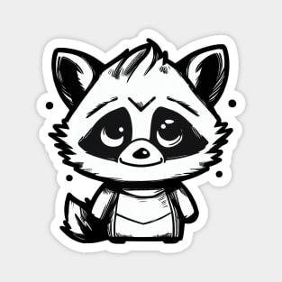 Friendly raccoon Magnet