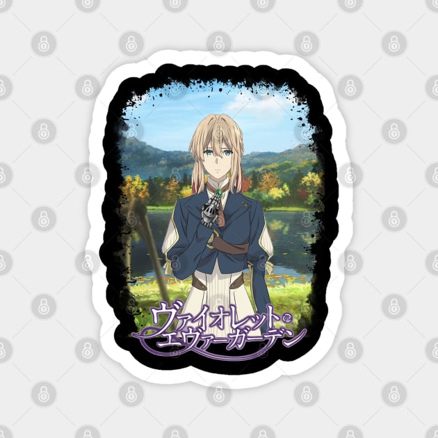 violet evergarden violet Magnet by Sparkledoom