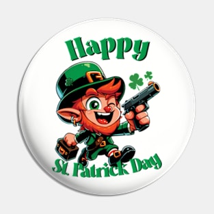 Happy St. Patrick Day Pin