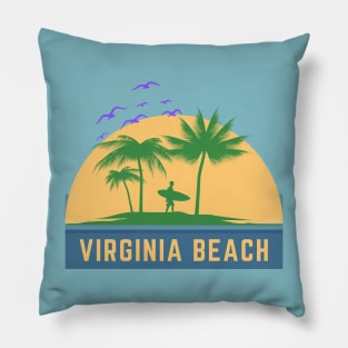 virginia beach Pillow