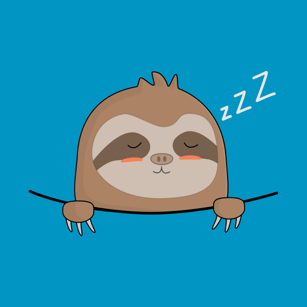 Cute Sloth In A Pocket T-Shirt by happinessinatee