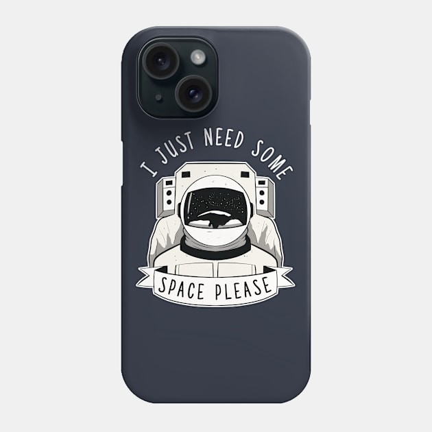 More Space Please Phone Case by futiledesigncompany