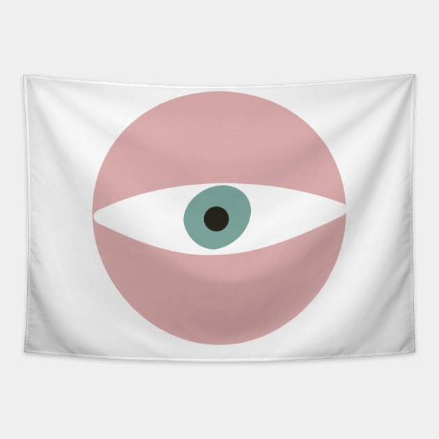 evil eye Tapestry by bluemint