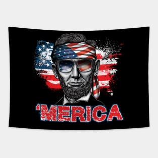 Abraham Lincoln America Tapestry