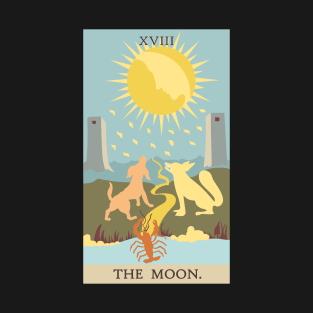 The Moon Tarot Card T-Shirt