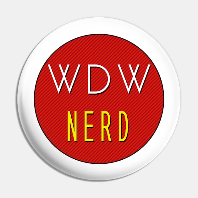 WDW Nerd Logo Pin by WDW_Nerd