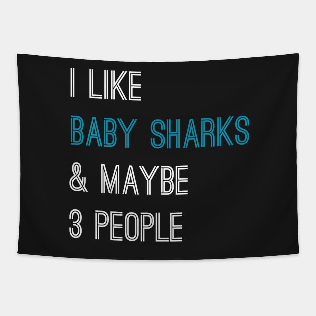 Baby Shark Tapestry by faiiryliite
