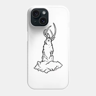 Mythical and Mystical Jackalope Phone Case