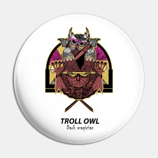 Dark Magician Troll Owl Pin