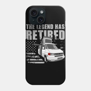 The Legend Has Retired Funny Camping Retirement Gift Idea Phone Case