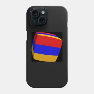 Armenia Flag cubed. Phone Case